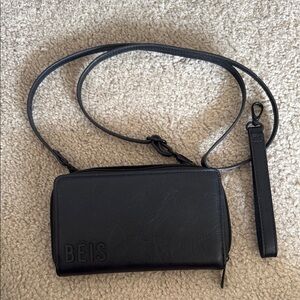 BÉIS Black Crossbody Bag